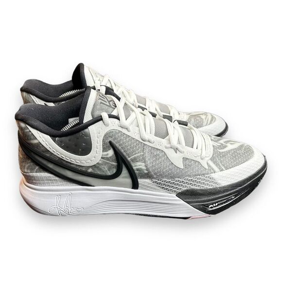 Nike Kyrie 8 Basketball Shoe DJ6017-101 Men's 11.5 White/Black - Picture 4 of 9